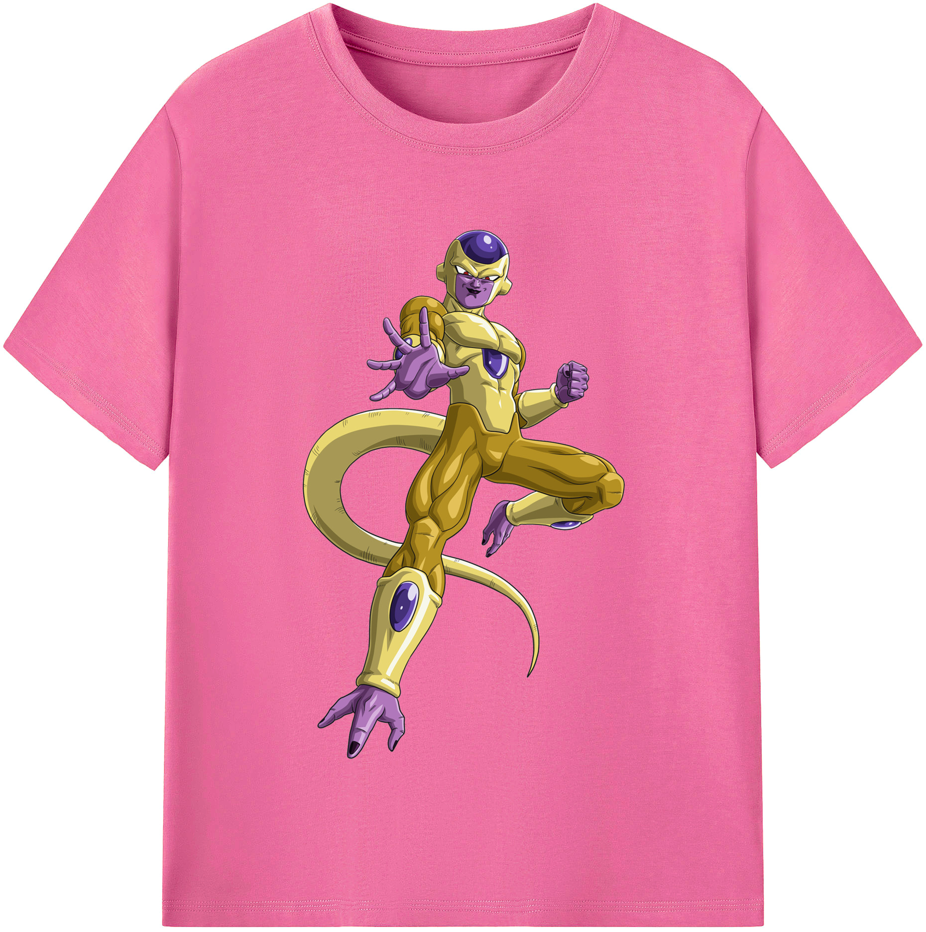 （画像用） ドラゴンボール フリーザ DRAGON BALL Frieza レディースカジュアルプリントTシャツ（綿100％）